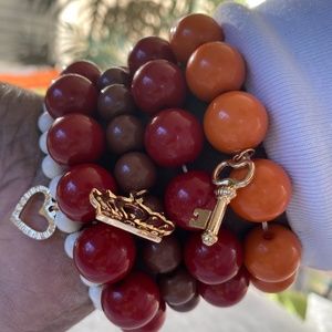 Bead Bracelet with Charms